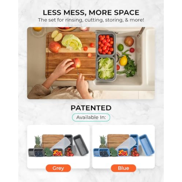 TidyBoard Meal Prep System - Smart Over-the-Sink Design