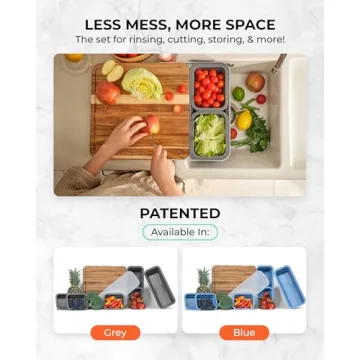 TidyBoard Meal Prep System - Smart Over-the-Sink Design
