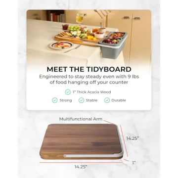 TidyBoard Meal Prep System - Smart Over-the-Sink Design