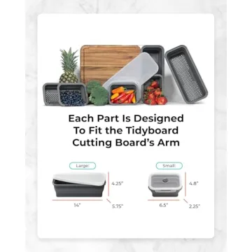 TidyBoard Meal Prep System - Smart Over-the-Sink Design