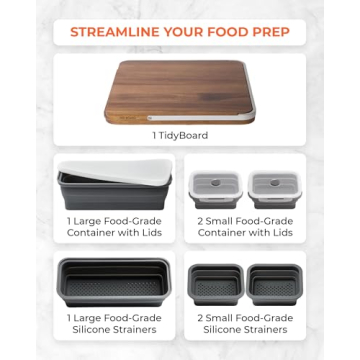 TidyBoard Meal Prep System - Smart Over-the-Sink Design