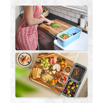 TidyBoard Meal Prep System - Smart Over-the-Sink Design