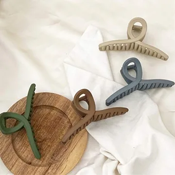 Big Matte Butterfly Clips Set for Style and Strong Hold