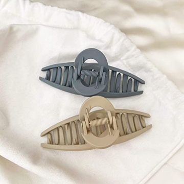 Big Matte Butterfly Clips Set for Style and Strong Hold