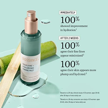Biossance Squalane+Hyaluronic Toning Mist Hydration
