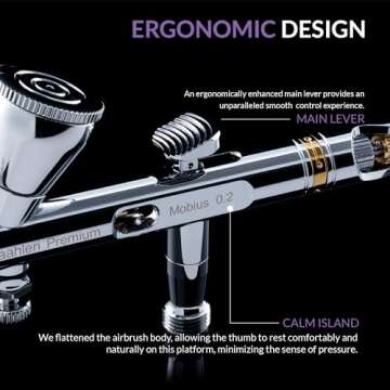 Gaahleri Airbrush Premium Series GHPM-Mobius 0.2mm