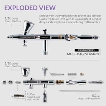 Gaahleri Airbrush Premium Series GHPM-Mobius 0.2mm
