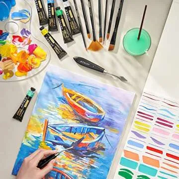 ARTEZA Canvas Boards, 11 x 14 Inches, 28 Pack