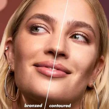 e.l.f. Camo Liquid Bronzer & Contour, Silky Highly Pigmented Formula, Creates a Long-Lasting Bronzed Glow & Natural Look, Vegan & Cruelty-Free, 2 Fair/Light