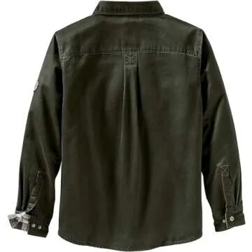 Legendary Whitetails Men's Journeyman Shirt Jacket, Flannel Lined Shacket for Men, Water-Resistant C...