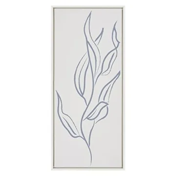 Kate and Laurel Sylvie Multi-Toned Botanical Canvas Art