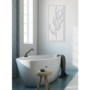 Kate and Laurel Sylvie Multi-Toned Botanical Canvas Art