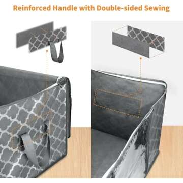 Large Storage Bags for Organizing Clothes & Bedding