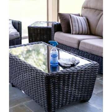 Sprayway Glass Cleaner Liquid Spray, 32oz, Pack of 6 | Ammonia-Free, Streakless, Foaming Action | Recyclable Bottle, Fresh Fragrance | Removes Fingerprints, Dust, Dirt, Smoke Film | All Glass Surfaces