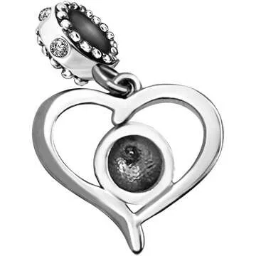 Football Heart Charms for Women Bracelets - JMQJewelry