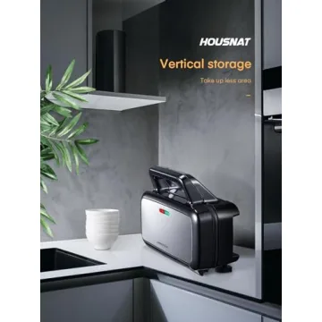 HOUSNAT 3-in-1 Sandwich Maker Waffle Panini Grill