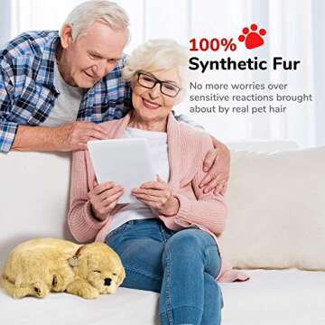 Perfect Petzzz - Original Petzzz Golden Retriever, Realistic, Lifelike Stuffed Interactive Pet Toy, Companion Pet with 100% Handcrafted Synthetic Fur