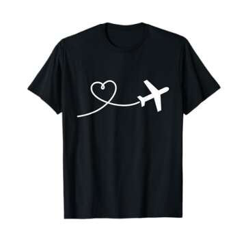 Airplane heart T-Shirt