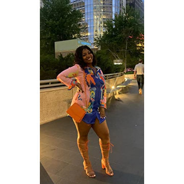 Floral Pattern Button-Up Shirt Dress for Elegant Style