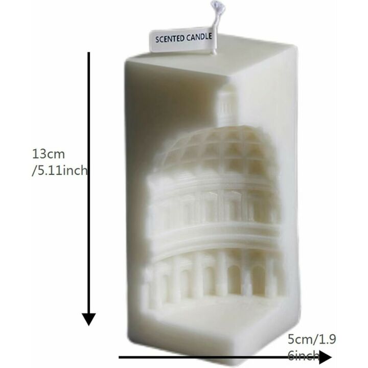 Roman Tower Scented Candle - 240G for Elegant Decor