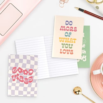 THiNKABLE Kids Mini Journals Set, 24 Colorful Notebooks