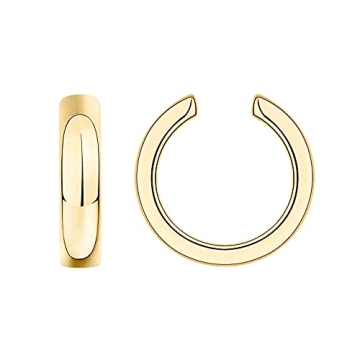 Elegant PAVOI 14K Yellow Gold Plated Ear Cuff | Eco-Friendly & Stylish