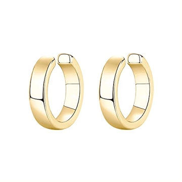 PAVOI 14K Gold Plated Modern Ear Cuff for Women