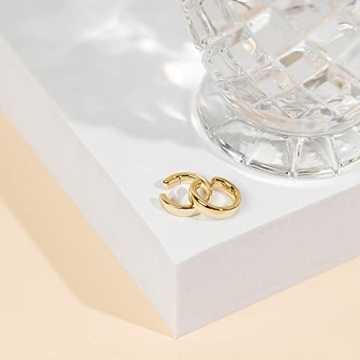 PAVOI 14K Gold Plated Modern Ear Cuff for Women