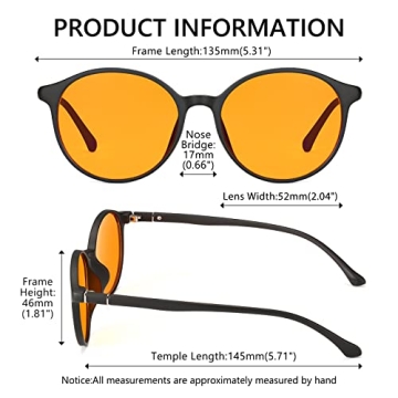 LIKSUM 99.99% Blue Light Blocking Glasses for Eyes