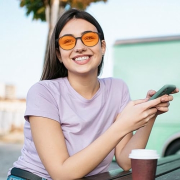 LIKSUM 99.99% Blue Light Blocking Glasses for Eyes