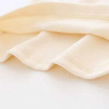 MODNTOGA Toddler Turtleneck Baby Girl Boy Long Sleeve Shirt Solid Color Mock Neck Shirt Knitwear Blouse Fall Winter Clothes (Cream-Coloured, 80(12-18Months))