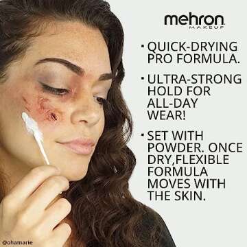 Mehron Makeup Liquid Latex (4.5 oz) (Light Flesh)