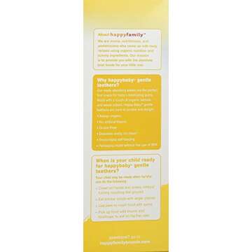 Happy Baby Organic Teething Wafers - Soothing First Snack