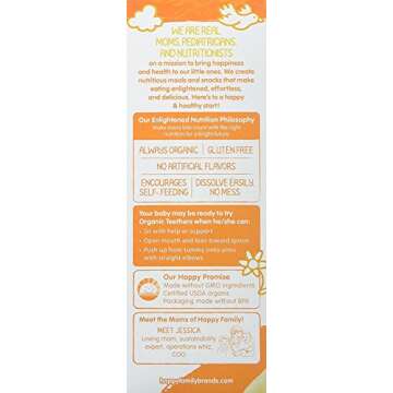 Happy Baby Organic Teething Wafers - Soothing First Snack