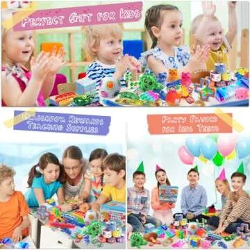 Fidget Toys Pack, 80 Pcs Bulk Treasure Box Toys Party Favors for Kids Adults Classroom Rewards Prizes Carnival Birthday Gifts Pinata Filler, Stress Relief Sensory Toys for ADHD OCD Autistic Children