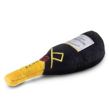 Dog Diggin Designs Libation Station Collection | Unique Squeaky Parody Plush Dog Toys – Shaken, No...