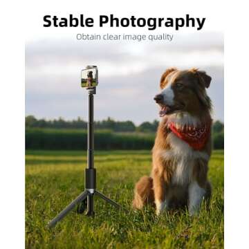 Tripod for iPhone, Weilisi 64" Aluminum Phone Tripod & Selfie Stick Tripod with Remote, Upgraded Phone Tripod Stand All-in-1 & Travel Tripod, Durable Cell Phone Tripod Compatible with All Cellphones