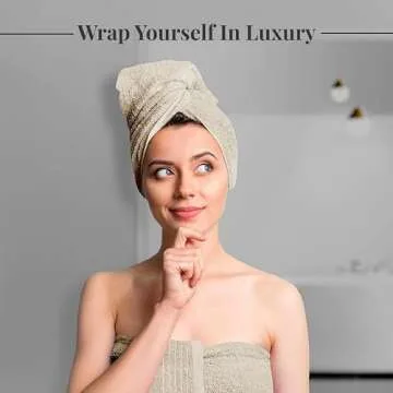 Tens Towels Pack of 4 Extra Large Bath Towels 30" x 60"