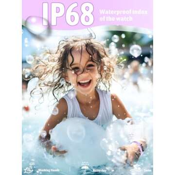 shylad Kids Fitness Tracker,Fitness Watch Waterproof Activity Tracker with HeartRate and Sleep Monitor,Stopwatch,11 Sport Modes,Great Gifts for Girls Boys Kids Age 6-13 Years Olds-Purple