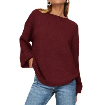 PRETTYGARDEN Women's Winter Sweaters Casual Crew Neck Long Sleeve Pullover Ribbed Knit Loose Fit Swe...