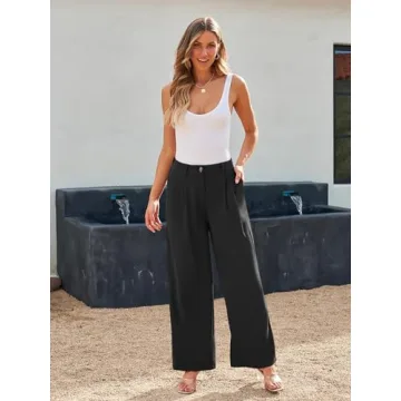 LILLUSORY Wide Leg Dress Work Pants for Women