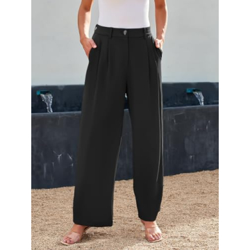 LILLUSORY Wide Leg Dress Work Pants for Women