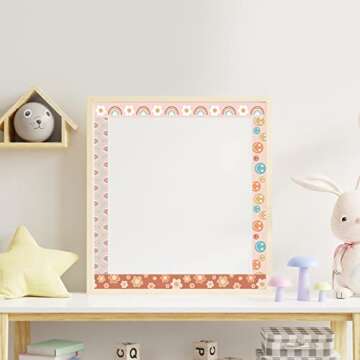 69Ft Groovy Bulletin Board Border Retro Classroom Stickers