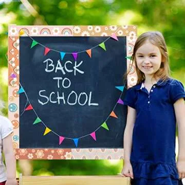 69Ft Groovy Bulletin Board Border Retro Classroom Stickers