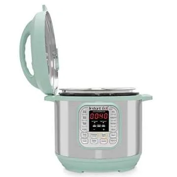 Instant Pot Duo 7-in-1 Electric Pressure Cooker, Slow Cooker, Rice Cooker, Steamer, Saute, Yogurt Maker, and Warmer, 6 Quart, Teal, 14 One-Touch Programs