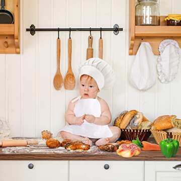 Adorable Baby Chef Outfit with Accessories for Photoshoots