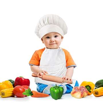 Adorable Baby Chef Outfit with Accessories for Photoshoots