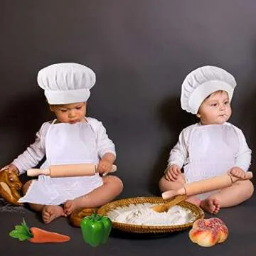 Adorable Baby Chef Outfit with Accessories for Photoshoots