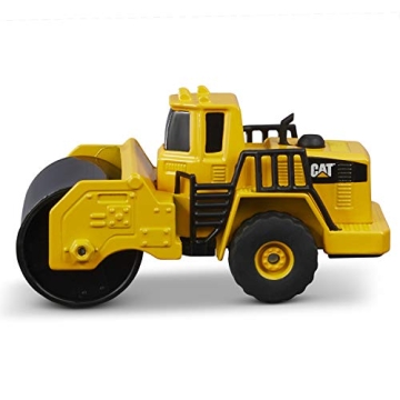 CAT Construction Toys CAT Construction Die Cast Metal 3 Pack Vehicles - Steam Roller/Excavator/Wheel Loader for Ages 3+