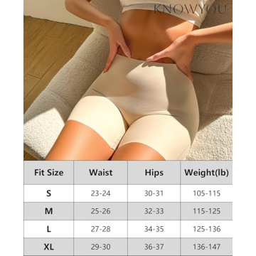 Seamless Boy Shorts Underwear for Women - 5 Pack